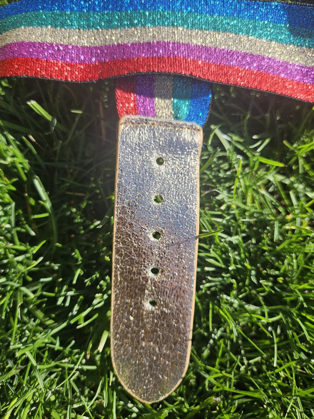 Rainbow Glitter Belt – Adjustable